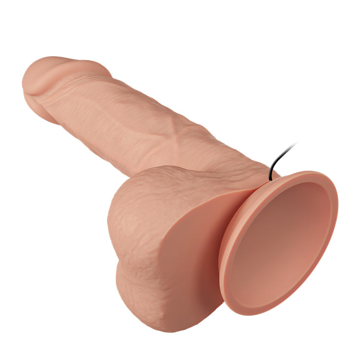 VIBRADOR CON EFECTO PIEL BAHAMUT 22 CM REALISTA
